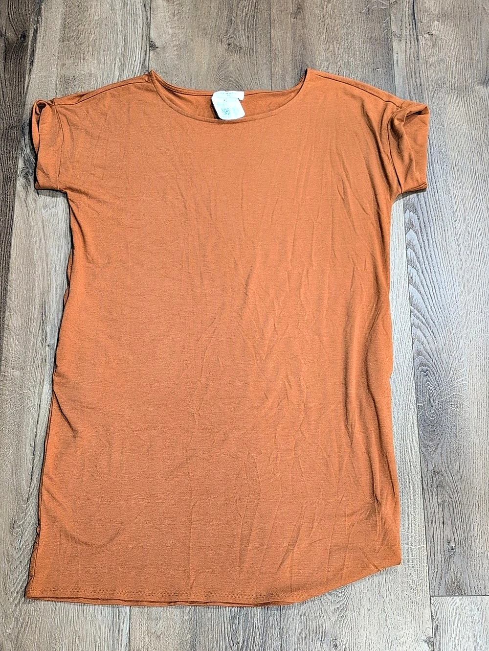Zenana RD-1850AB Brown Mini Dress Size XL NWT